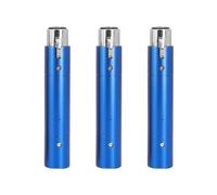 Bnnlqpsttg Preamplificador de Micrófono Dinámico Preamplificador de Micrófono Portátil Ganancia de Reducción de Ruido Preamplificador de Micrófono para Concierto Azul