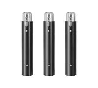 Bnnlqpsttg Preamplificador de Micrófono Dinámico Preamplificador de Micrófono Portátil Ganancia de Reducción de Ruido Preamplificador de Micrófono para Concierto Negro