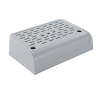 Bnnlqpsttg - Rampa para bandeja de basura para gatos con función de filtrado, bandeja para gatos autolimpiante de doble capa con almacenamiento, color gris