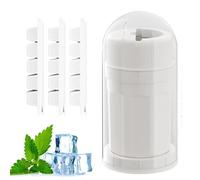 Bnnlqpsttg Rejilla de Hielo Rotativo Molde Bloque de Hielo Taza de Fabricación Caja de Hielo Hogar Máquina de Hielo Material Libre de Peligro para Alimentos sin Alimentos, Blanco