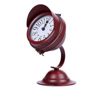 Bnnlqpsttg Reloj de Escritorio, Adornos de Reloj Retro Europeo, Artesanía de Oficina, Pequeño Reloj de Proyector, Regalo de Decoración para