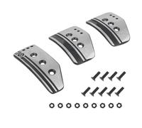 Bnnlqpsttg - Reposapiés de aleación de aluminio para coche con pedal acelerador y pedal de embrague para coche de transmisión manual