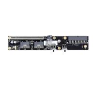 Bnnlqpsttg SlimSAS - Tarjeta externa PCIe 4.0 X16 de 2 puertos para ordenador portátil a tarjeta gráfica de vídeo externa PCIe 4.0 X16 con adaptador PC SlimSAS 8654