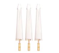 Bnnlqpsttg Sombrilla de papel de 60 cm para boda, regalos de fiesta, paraguas de bambú, centros de mesa para espectáculos nupciales, accesorios fotográficos