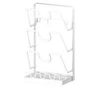 Bnnlqpsttg - Soporte de almacenamiento de cocina multifuncional - Organizador de pared para cacerolas y de cortar con escurridor grande