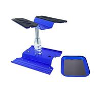 Bnnlqpsttg - Soporte de reparación para coche (360 grados, rotación de 360 grados, para levantar y bajar la plataforma de reparación con bandeja de tornillo para 1/10 1/8-4 SCX10 D90, azul