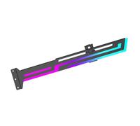 Bnnlqpsttg Soporte de Tarjeta Gráfica Power Tren ARGB Soporte de Tarjeta Gráfica Horizontal Ajustable en Soporte de Tarjeta Gráfica Aura GPU Soporte de Tarjeta de Vídeo