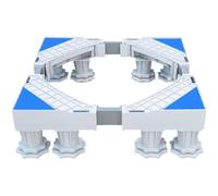 Bnnlqpsttg Soporte para Mini Nevera, Base de Soporte Ajustable para Lavadora con 8 Pies, Base de Lavadora para Lavadora/Secadora de Ropa de 16 a 25 Pulgadas