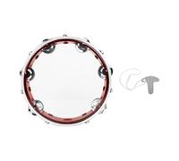 Bnnlqpsttg - Tambor de mano de 8 pulgadas para niños y adultos, tambores para orquesta, batería con llave (rojo)