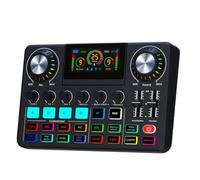 Bnnlqpsttg Tarjeta de sonido electrónica de tonos F668, tarjeta de sonido en , consola mezcladora para computadora.