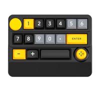 Bnnlqpsttg Teclado mecánico sin RGB W909 con interruptores intercambiables en caliente y joystick de 3 modos. Teclado sin Mecánico RGB a Interruptores Intercambiables a Caliente.