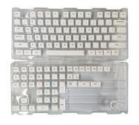Bnnlqpsttg Teclas de teclado XDA 120 Teclas, diseño minimalista PBT sublimado para teclado mecánico 61/87/98/104/108