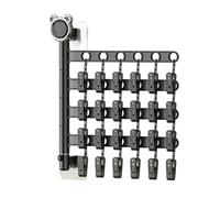 Bnnlqpsttg Tendedero de secado multifuncional ropa interior almacenamiento de ropa multi-Clips pared Artefacto Balcón soporte plegable B