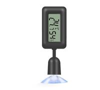 Bnnlqpsttg termómetro higrómetro para reptil con ventosa para terrario Accesorios para reptil para humidificador, termostato para terrario reptil