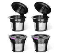 Bnnlqpsttg Vasos K Reutilizables para Cafeteras K Mini, K Elite, K Classic, K Compact, K Latte, K Select y Todas Las Cafeteras 2.0 y 1.0, 4 Piezas