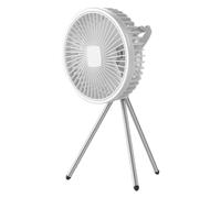 Bnnlqpsttg Ventilador de Camping 10000 MAH Recargable de Escritorio con Circulación de Aire Portátil, Ventilador Eléctrico de Techo Sin Trípode Eléctrico