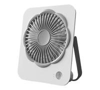 Bnnlqpsttg Ventilador de escritorio plegable con inclinación de 180°, Mini ventilador personal de oficina, color gris