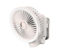 Bnnlqpsttg - Ventilador de mesa recargable por USB, tipo Clipser, mini ventilador de escritorio portátil, rotación de 360 grados, ajustable con ventilador