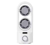 Bnnlqpsttg Ventilador Eléctrico de Escritorio Doble Cabeza, Cabeza Sacudida, Ventilador de Torre de Escritorio, Mini Ventilador Silencioso, Oficina en el hogar, Ventilador De Aerogenerador Grande B