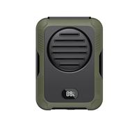 Bnnlqpsttg - Ventilador para colgar en el cuello/tamaño 2000 MAh mini ventilador recargable USB portátil para acampar al aire libre senderismo escalada correr deporte B