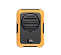 Bnnlqpsttg - Ventilador para colgar en el cuello/tamaño 2000 MAh mini ventilador recargable USB portátil para acampar al aire libre senderismo escalada correr deporte A