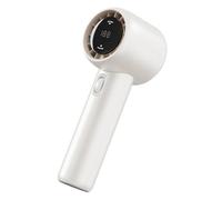 Bnnlqpsttg Ventilador Portátil 100 Velocidades de Viento Ajustables a Alta Velocidad, Turboventilador Portátil Mini Ventilador Recargable USB, Blanco