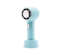 Bnnlqpsttg Ventilador Portátil USB de Refrigeración Ventilador Eléctrico Ventiladores de Escritorio de Escritorio Ventilador Multifuncional 2200MAh -leu