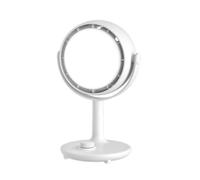 Bnnlqpsttg Ventilador portátil, Ventilador de escritorio potente, ventilador recargable USB para viajes interiores exteriores