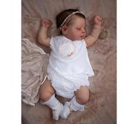 BNNPUU Bebé Reborn - 19 Pulgadas Realista Niña Bebe Reborn Muñecas de Bebé Hechas a Mano para Niñas Cuerpo de Tela Suave como un Vida Real del Muñecas con Accesorios para Niños Edad 3+