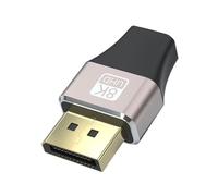 Bnojjellol Insert and Play - Adaptador de video externo 8K 60Hz carcasa de aleación de aluminio ABS construcción para juegos y edición, apto para viajes