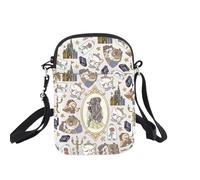 BNQ - Bolso cruzado de princesa inspirado en la película de dibujos animados, regalo para amantes de las princesas, regalos para fanáticos de los cuentos de hadas, bolsa cruzada