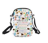 BNQL Bolsa cruzada de media sangre para campamento, regalos de mitología griega, regalo para amantes de los libros, regalos de campamento de Júpiter, regalo de Pjo Merch, bolsa de hombro