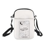 BNQL Bolsa cruzada para director funerario, tarjeta del tarot, regalo de último respondedor, regalo de mortaja, bolsa de regalo de humor oscuro