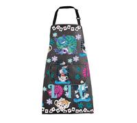 BNQL Delantal de Alicia inspirado en Alicia, delantal de cocina con bolsillos, para los fanáticos de los cuentos de hadas, Alice, L