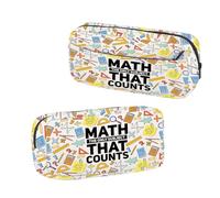 BNQL Estuche para lápices de matemáticas, regalos matemáticos, el único tema que cuenta fórmulas geométricas, cálculos, estuche para lápices