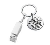 BNQL Llavero de camioneta, regalo para camionero, novio, marido, regalo de camionero, regalo para amantes de los camiones, llavero de semirremolque, Large, Acero inoxidable