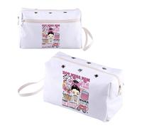 BNQL Mom Life - Bolsa de hilo Hot Mess Mom Gift I Can't I'm Busy Growing A Human Mama Gift Motherhood Crochet Bags para proyectos de ganchillo