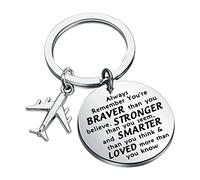 BNQL Regalos de graduación piloto Llavero de avión Regalos de asistente de vuelo Regalos de aviación para tripulación de pilotos Regalos, Llavero piloto, Large