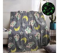 BNREDA Manta de Peluche para niños, Manta de vellón de Franela Brillante, Manta de sofá Suave y cálida, Regalos de cumpleaños de Navidad para niños y niñas (B, 150x200cm)