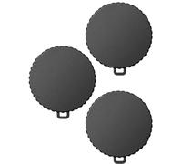 BNREOZA 3 Piezas Tapa Protectora de Lente Negra, Tapa Flexible de Lente, Tapa Antipolvo de Lente, Protege Accesorios de Arañazos y Polvo, Tapa de Lente para DJI Osmo Action 4 y Action 3