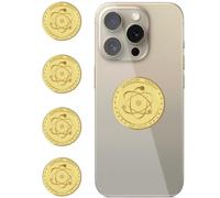 BNREOZA 4 Piezas Pegatina Redonda de Tierra para Protección de Radiación de Teléfono Móvil, Pegatina de Bloqueo de Campo Magnético para teléfonos,ordenadores y todos los dispositivos electrónicos