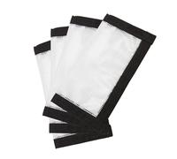 bnsggl 1/4 fundas protectoras para anzuelos de pesca para señuelos, fácil de ver, cubiertas protectoras transparentes duraderas, Juego de cuatro piezas