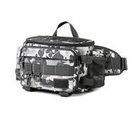 bnsggl Bolsa de pesca impermeable de gran capacidad, bolsa cruzada para exteriores, bolsa de hombro, bolsa de aparejos de pesca, bolsa de cebos, a