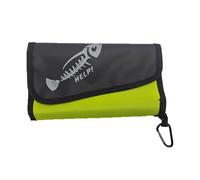 bnsggl Bolsa de señuelos de pesca, impermeable, para guardar señuelos de pesca, bolsa de aparejos de pesca con bolsa de PVC, funda suave para cebos al aire libre, Verde hierba