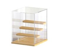 bnsggl Caja de exhibición de acrílico transparente para juguetes y modelos de coleccionables, muñecas hechas a mano, organizador, caja de almacenamiento transparente