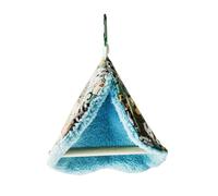 bnsggl Casa cálida para pájaros, hámster, cabaña, guacamayos, ropa de cama gruesa para calidez y comodidad en invierno