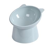 bnsggl Cuenco para gatos, inclinado y elevado para comer, cuello para rotección, antivómitos, 45 grados elevado, cuencos de soporte para hormigas