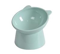 bnsggl Cuenco para gatos, inclinado y elevado para comer, cuello para rotección, antivómitos, 45 grados elevado, cuencos de soporte para hormigas