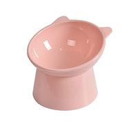 bnsggl Cuenco para gatos y perros, cuencos elevados para alimentos y agua con soporte elevado, cuenco de alimentación para mascotas, sin derrames, inclinado de 45°, color azul/verde