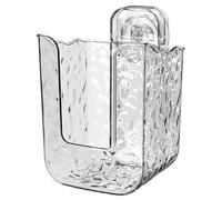 bnsggl Dispensador de toallitas húmedas montado en la pared con ventosa, fácil de instalar, versátil estuche de almacenamiento en cocina y baño